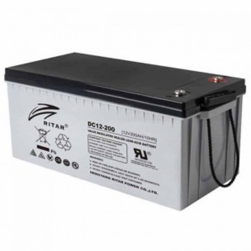 RITAR DC12V/200Ah – Lead Acid Deep Cycle Battery