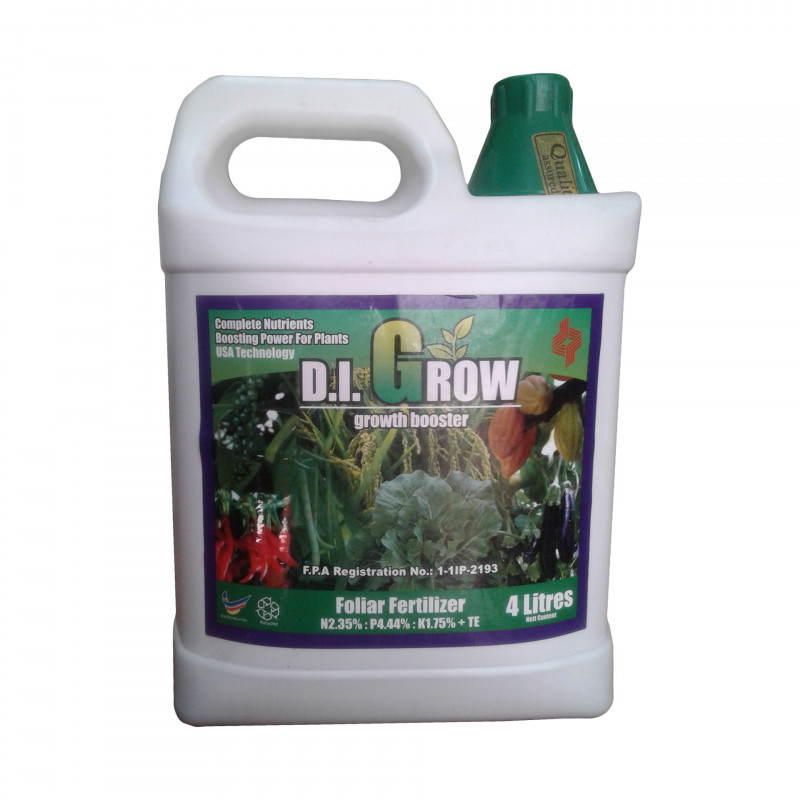 D.I. GROW GREEN - Growth booster 4 Litre