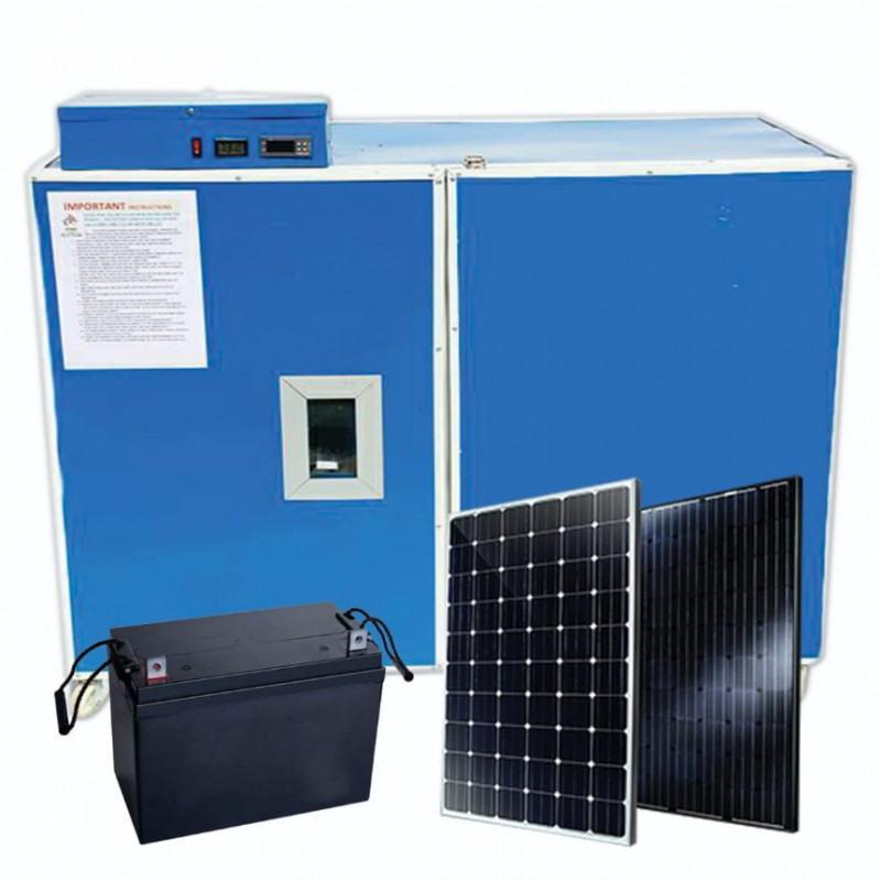 Solar Powered Incubator - 660 Eggs Capacity